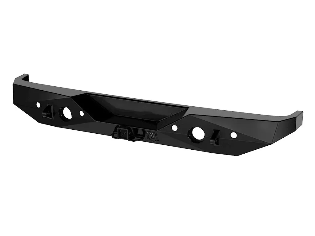 18-Up Jeep Jl Pro Series 2 Rear Bumper W/ Hitch & Tabs 1