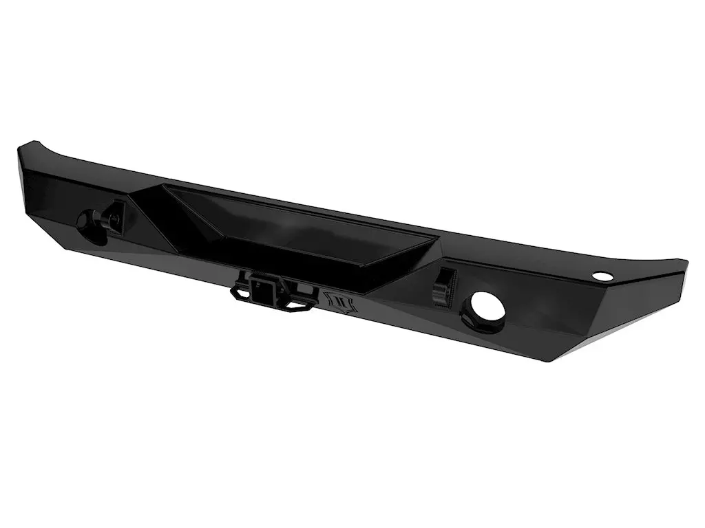 07-18 Jk Pro Series 2 Rear Bumper W/ Hitch 1