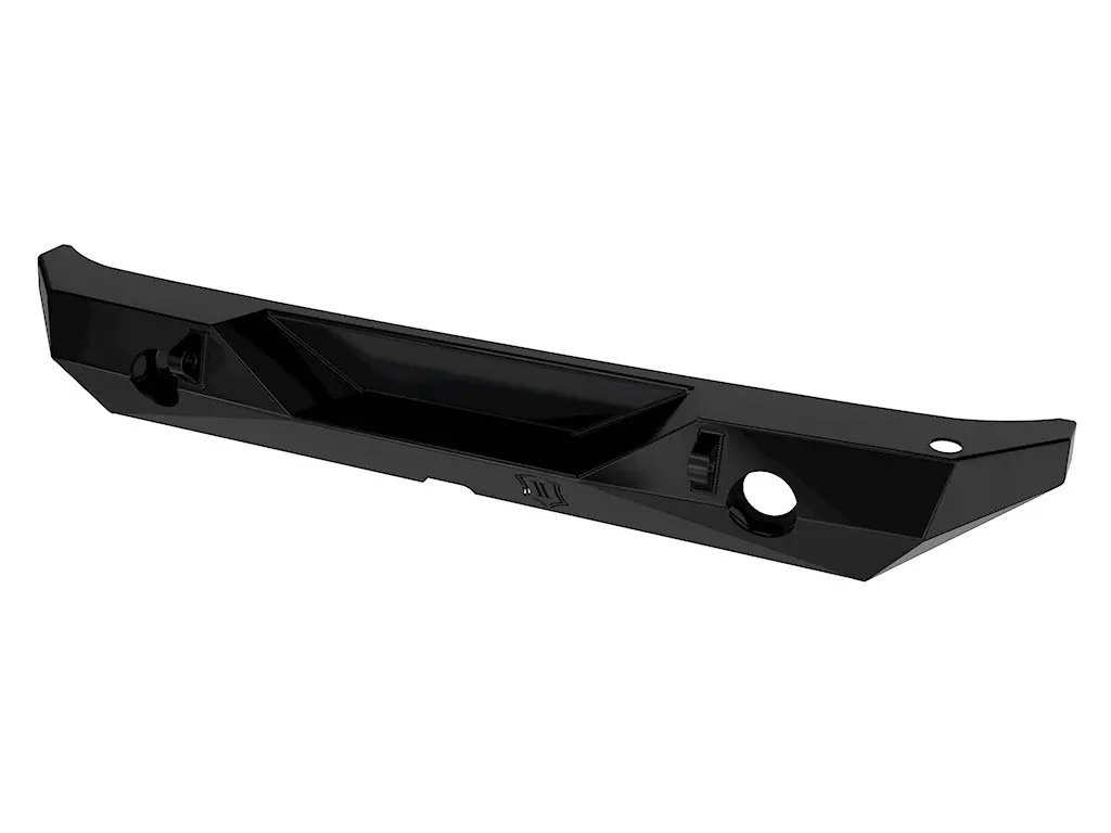 07-18 Jk Pro Series 2 Rear Bumper W/ Lights (Factory Hitch) 1