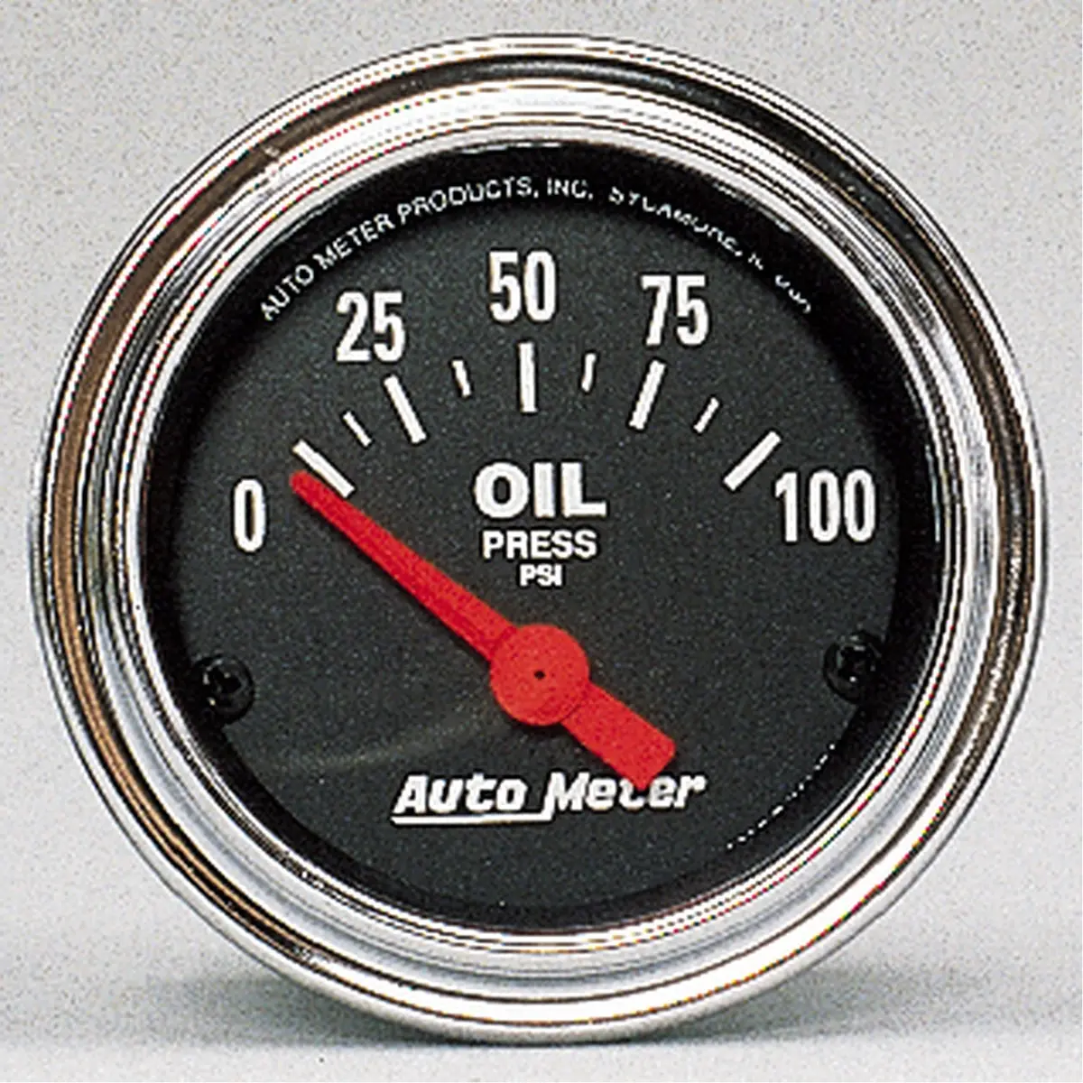 2-1/16 In. Oil Pressure 0-100 Psi Traditional Chrome 1