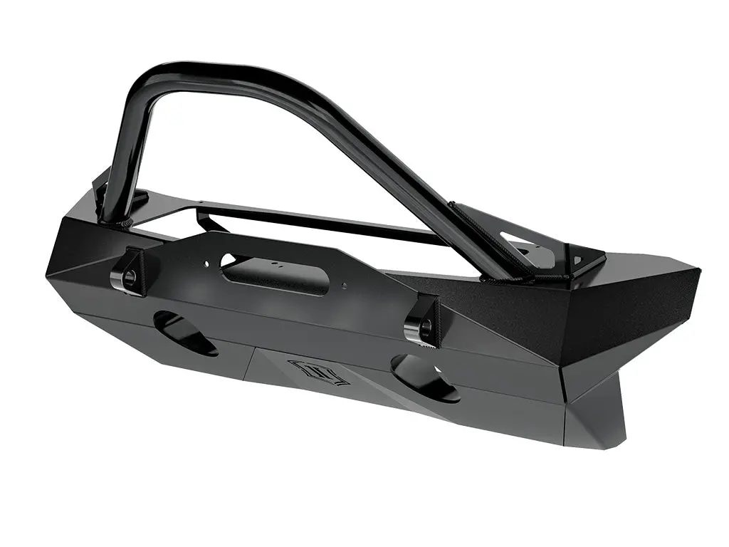 18-Up Jeep Jl / 20-Up Jt Pro Recessed Front Bumper W/ Bar & Tabs 1