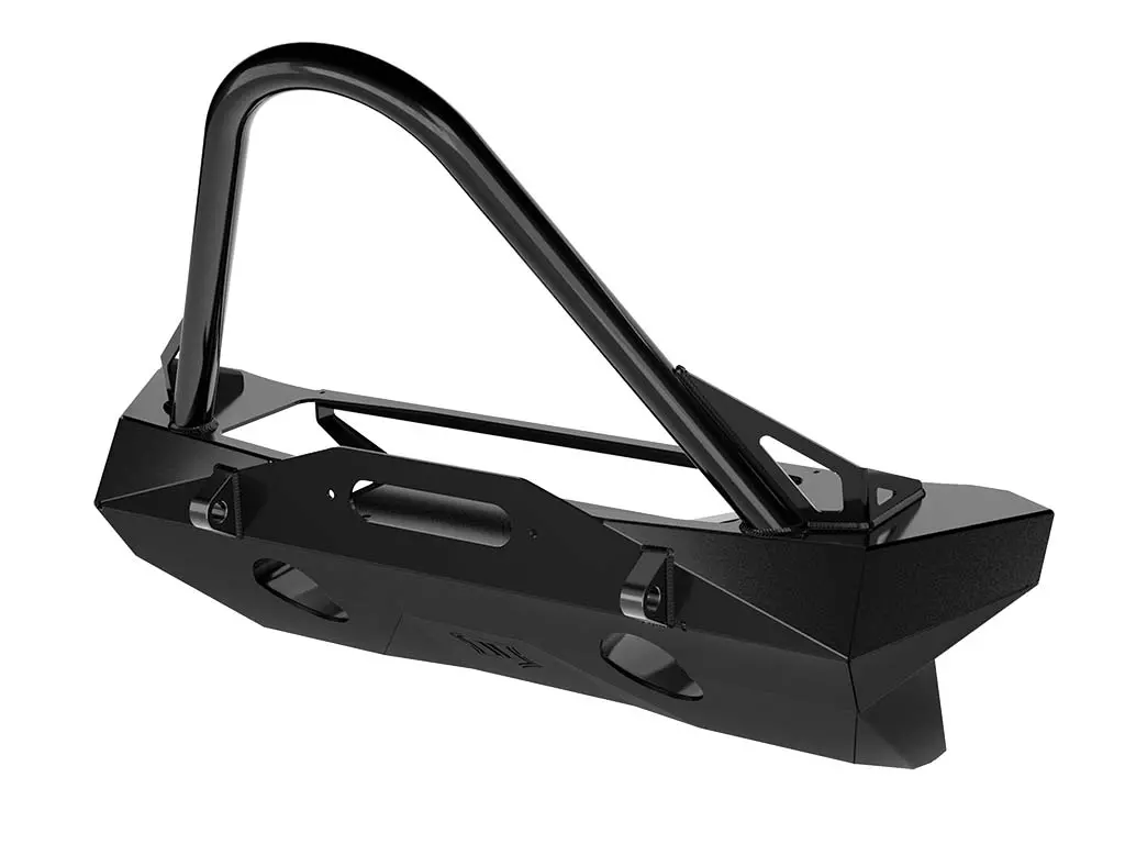 18-Up Jeep Jl / 20-Up Jt Pro Recessed Front Bumper W/ Stinger & Tabs 1
