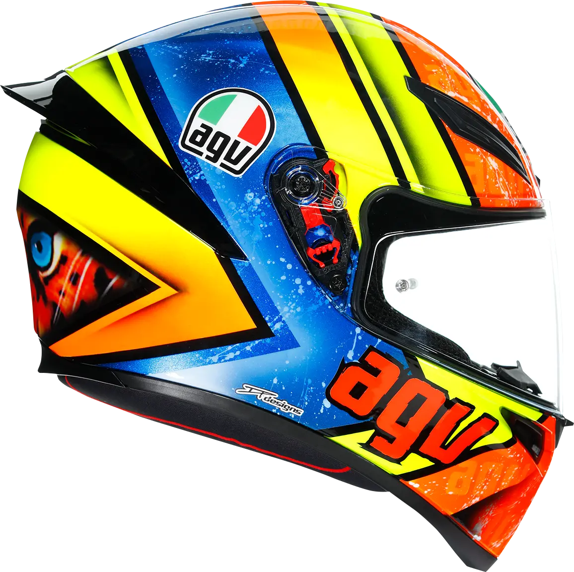 Agv K1 Motorcycle Helmet – Izan Graphic, Small Size (210281O2I006205) 1