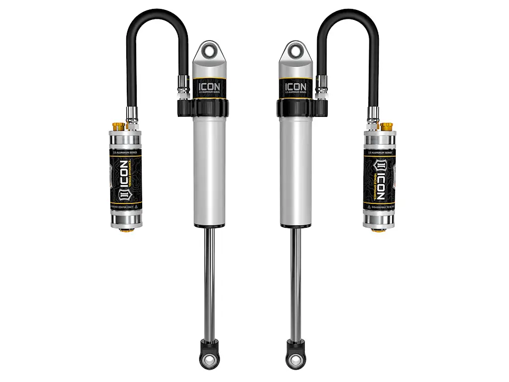 Icon 2005-2023 Toyota Tacoma/2003-2024 Toyota 4Runner//2007-2014 Toyota Fj Cruiser/2003-2009 Lexus Gx470 Front 2.5 Vs Remote Reservoir W/ Cdcv S2 Secondary Shocks Pair 1