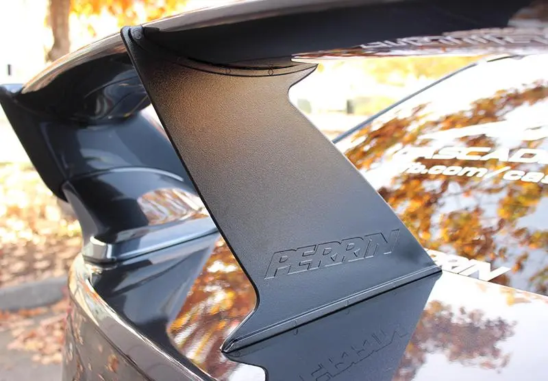 Perrin 15-21 Subaru Sti Wing Stabilizer - Black 1
