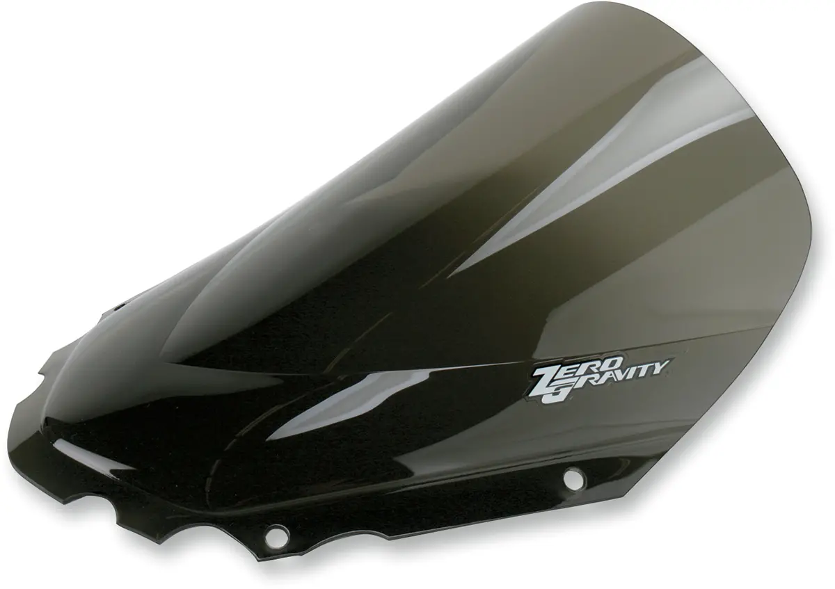 Zero Gravity Double Bubble Windscreen - Smoke - Klr 16-206-02 1