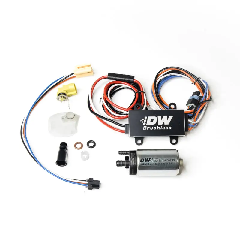 Deatschwerks Dw440 440Lph Brushless Fuel Pump Single/Dual Controller W/ Install Kit 08-14 Subaru Wrx 1