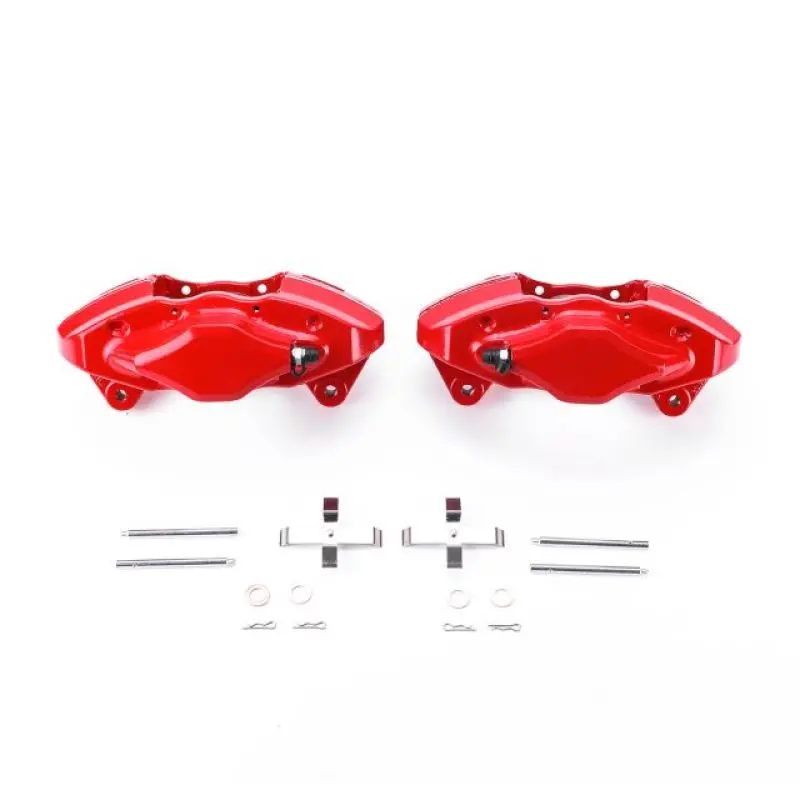 Power Stop 08-14 Subaru Impreza Rear Red Calipers W/O Brackets - Pair 1