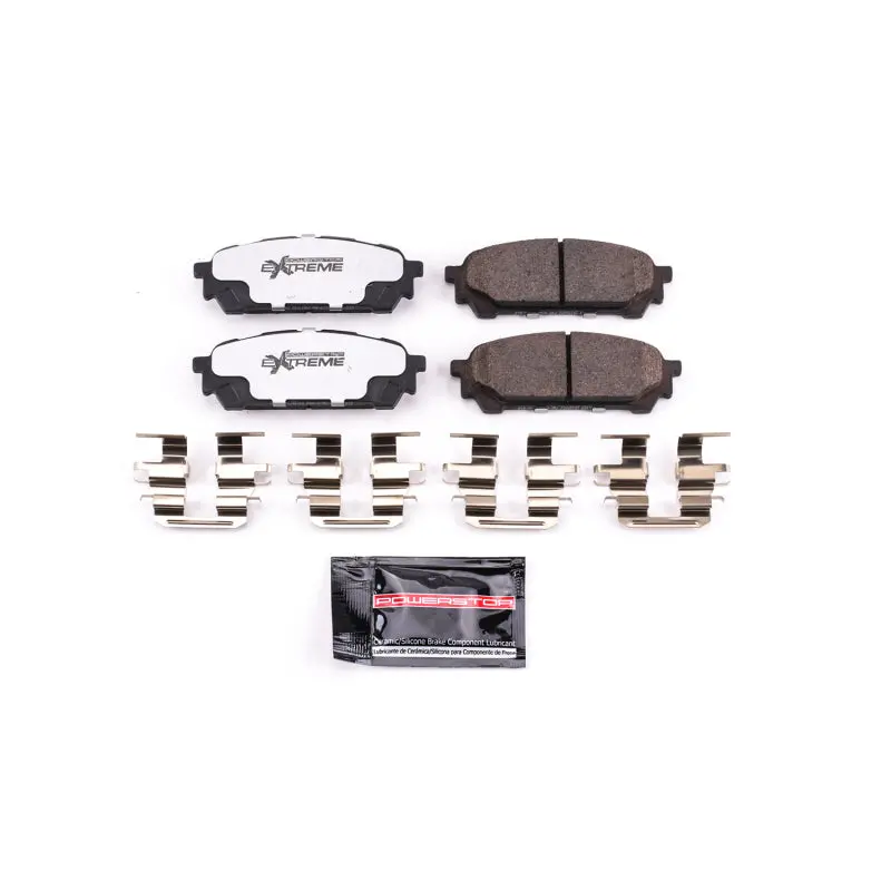 Power Stop 05-06 Saab 9-2X Rear Z26 Extreme Street Brake Pads W/Hardware 1