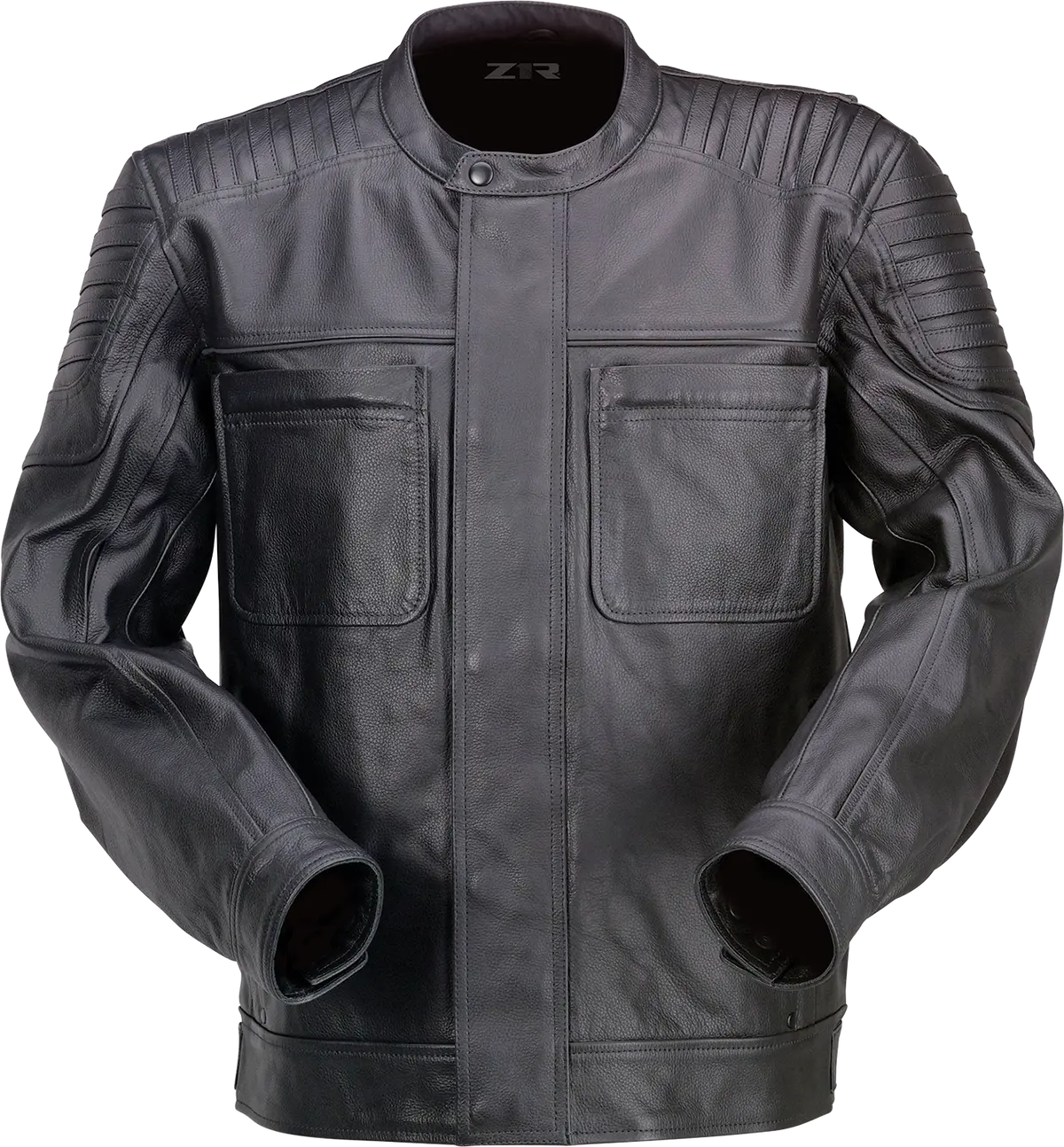 Z1R Widower Black Leather Motorcycle Jacket – Size 2Xl (Model 2810-3973) 1