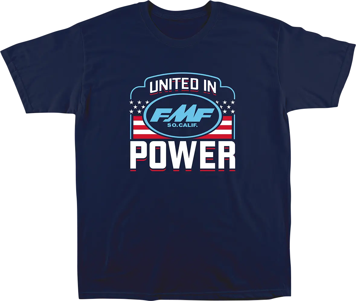 Fmf United In Power Graphic T-Shirt – Navy, Xl (Style Sp23118910Nvyxl) 1