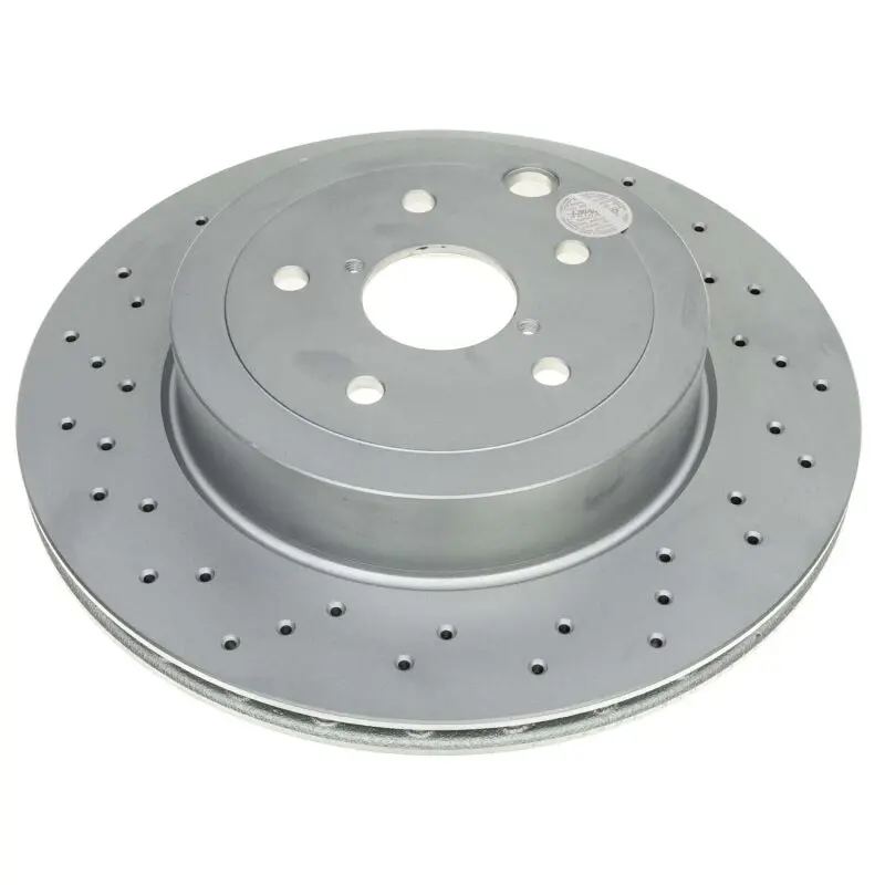 Power Stop 18-20 Subaru Wrx Sti Rear Evolution Coated Rotor 1