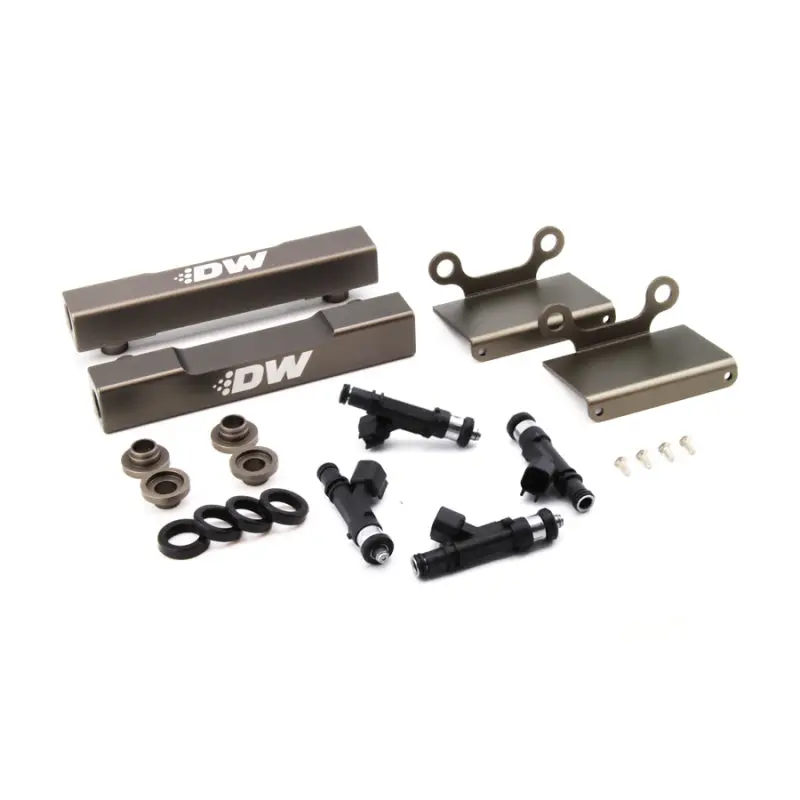 Deatschwerks 04-06 Subaru Sti/Lgt Side Feed To Top Feed Fuel Rail Conv Kit W/ 1000Cc Injectors 1