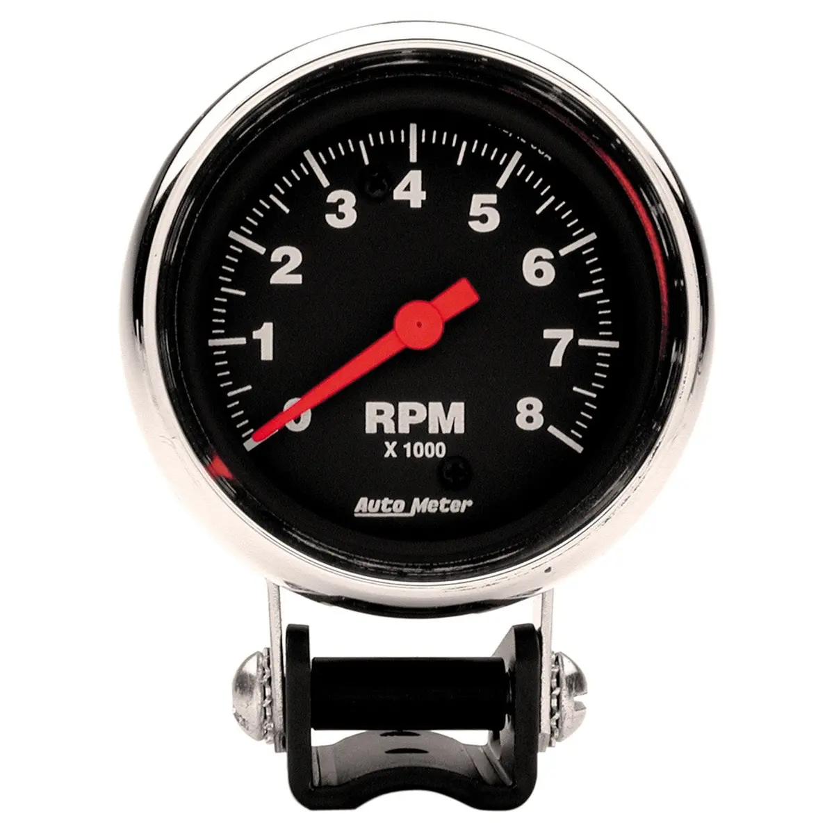2-5/8 In. Pedestal Tachometer 0-8000 Rpm Traditional Chrome 1