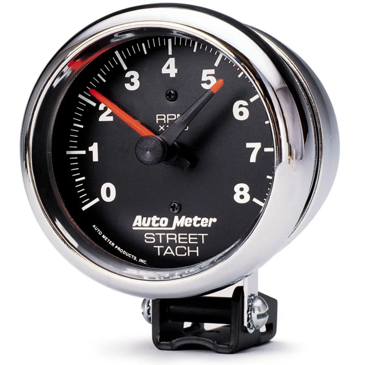 3-3/4 In. Pedestal Tachometer 0-8000 Rpm Traditional Chrome 1