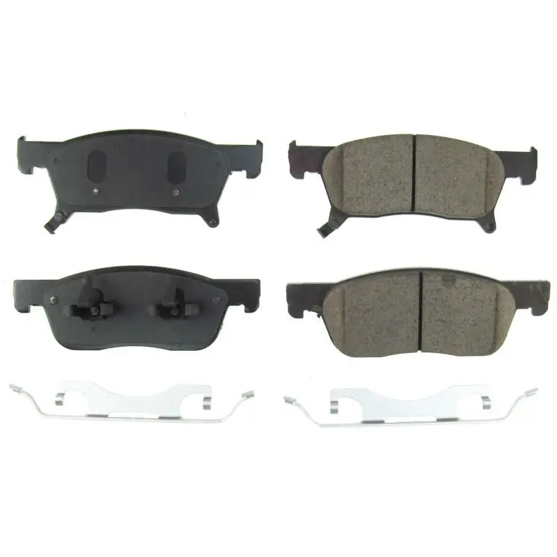 Power Stop 2019 Subaru Ascent Front Z17 Evolution Ceramic Brake Pads W/Hardware 1