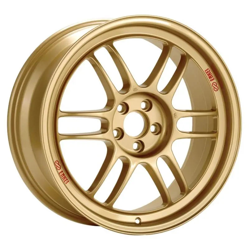 Enkei Rpf1 Forged Alloy Wheel – 17X8", 5X100 Bolt Pattern, 45Mm Offset, 73Mm Bore, Gold Finish (Fits 2002–2010 Wrx & 2004 Sti) 1