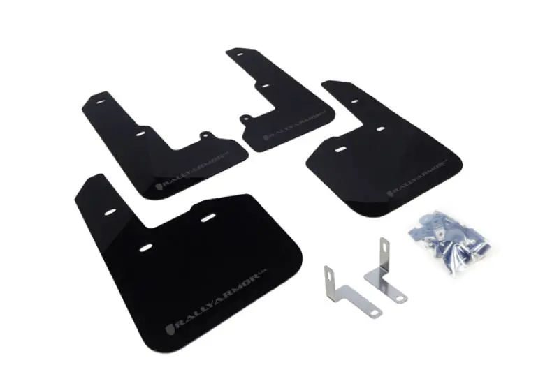 Rally Armor 15-19 Subaru Legacy Black Ur Mud Flap W/ Grey Logo 1