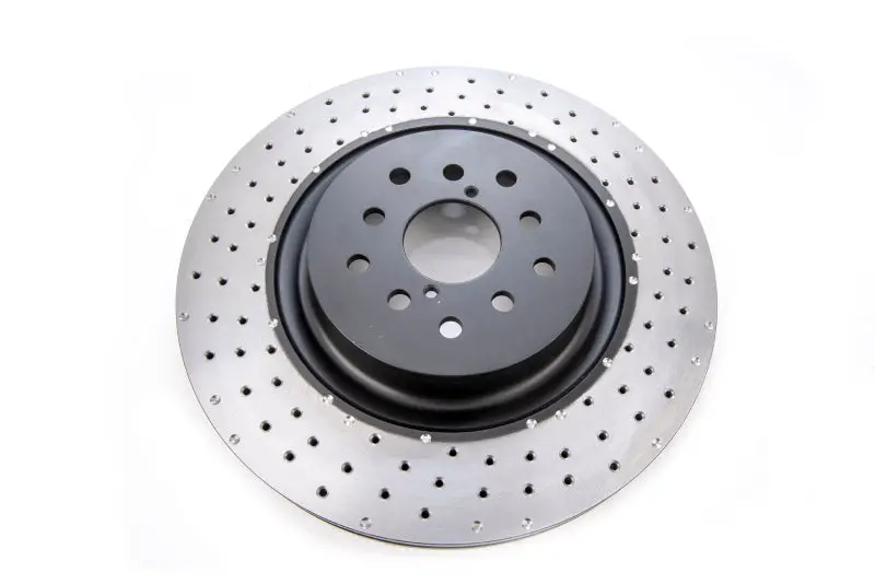 Dba 04-17 Subaru Wrx Sti Front Cross Drilled/Dimpled 4000 Xd Series Rotor 1