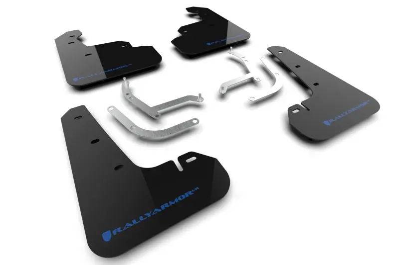 Rally Armor 24-26 Subaru Impreza Black Ur Mud Flap W/ Light Blue Logo 1