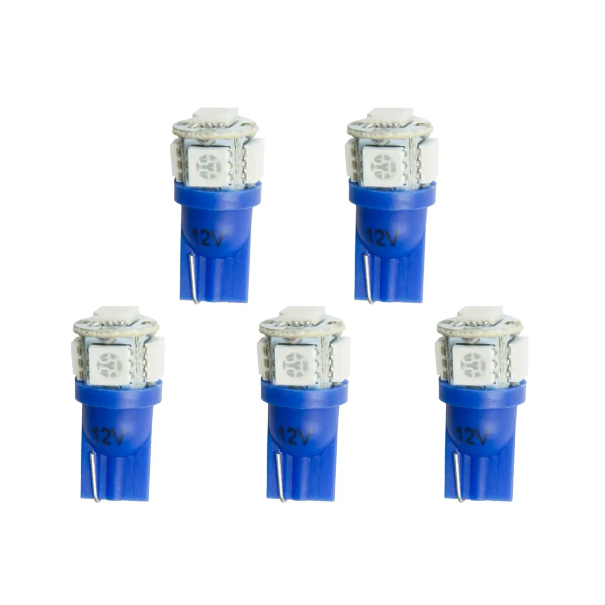 Led Bulb Replacement T3 Wedge Blue 5 Pack 1