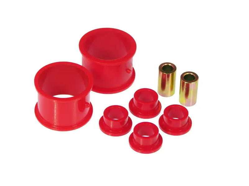 Prothane 08-12 Subaru Steering Rack Bushings - Red 1