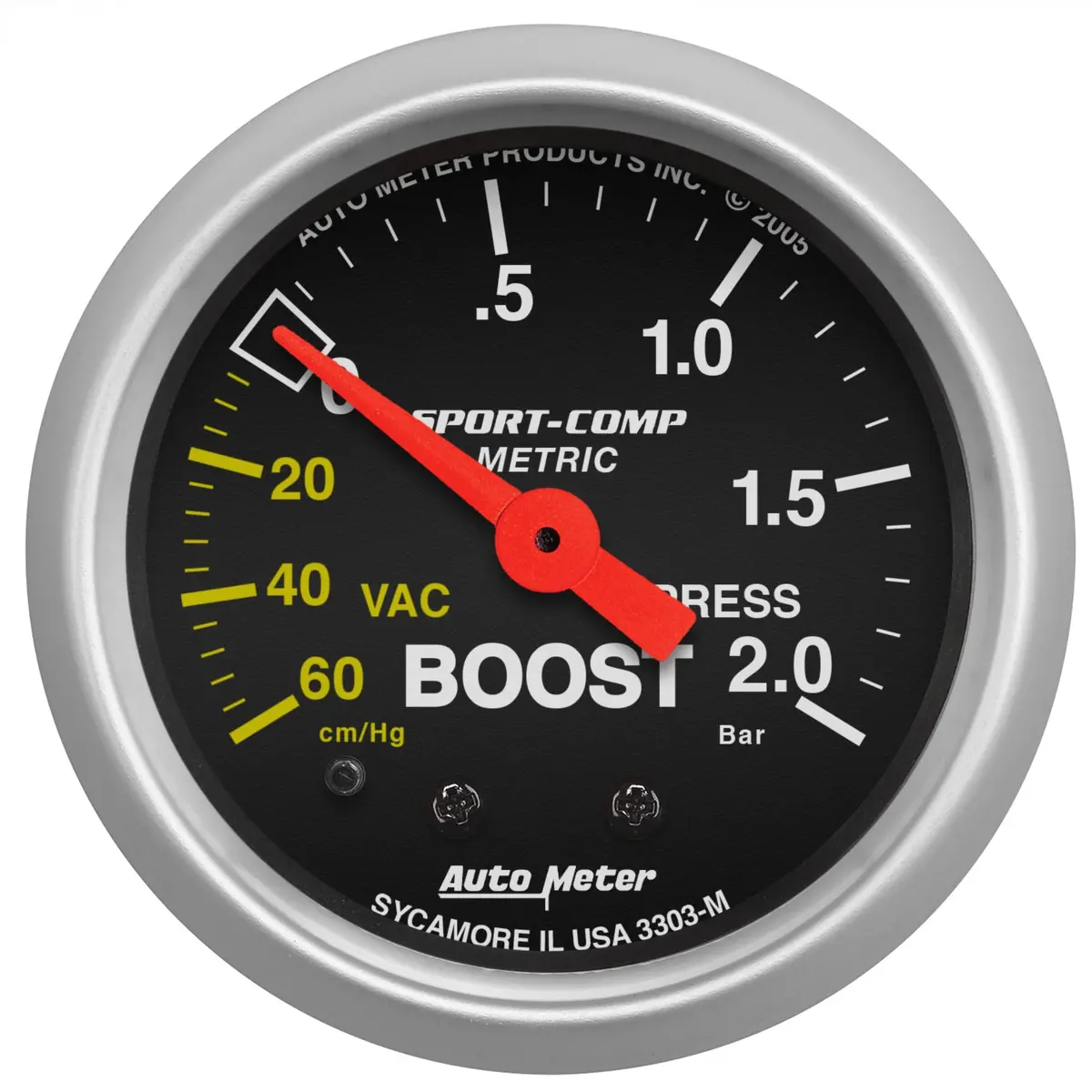 2-1/16 In. Boost/Vacuum 60 Cm Hg-2.0 Bar Sport-Comp 1