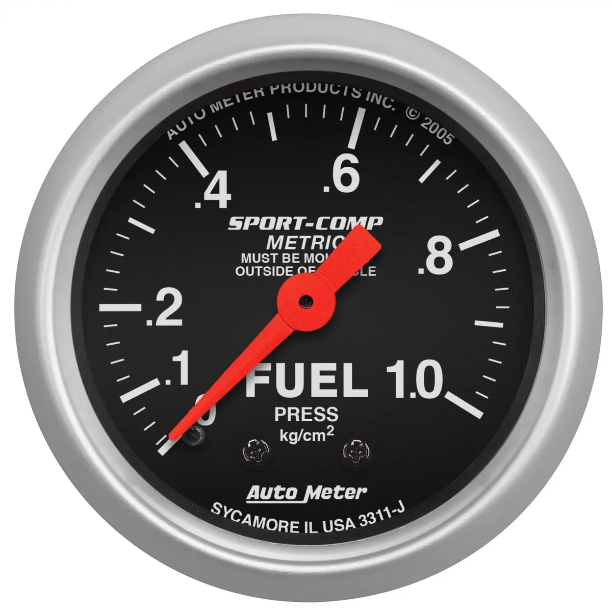 2-1/16 In. Fuel Pressure 0-1.0 Kg/Cm2 Sport-Comp 1
