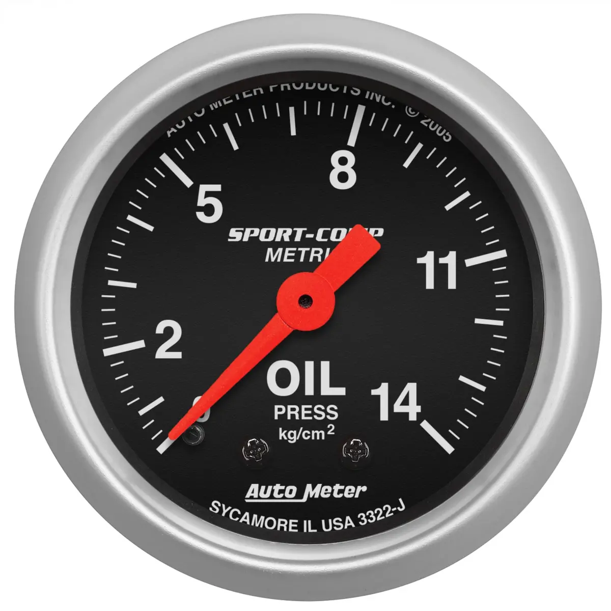 2-1/16 In. Oil Pressure 0-14 Kg/Cm2 Sport-Comp 1