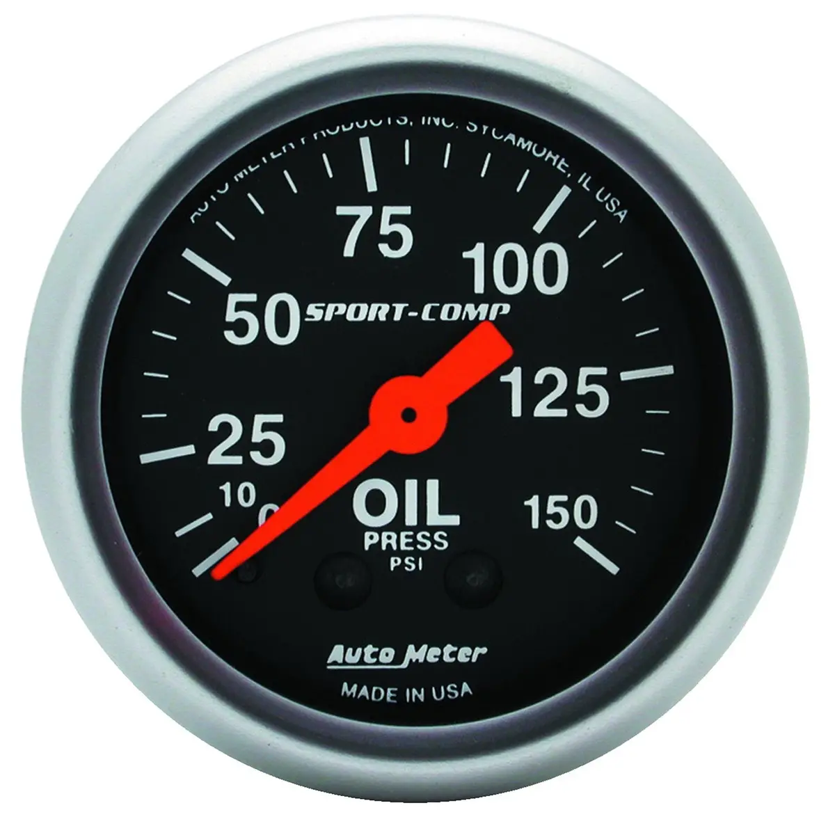 2-1/16 In. Oil Pressure 0-150 Psi Sport-Comp 1