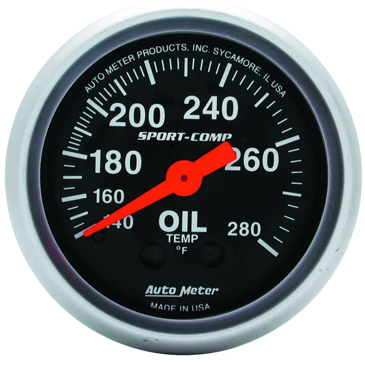 2-1/16 In. Oil Temperature 140-280 Fahrenheit Sport-Comp 1