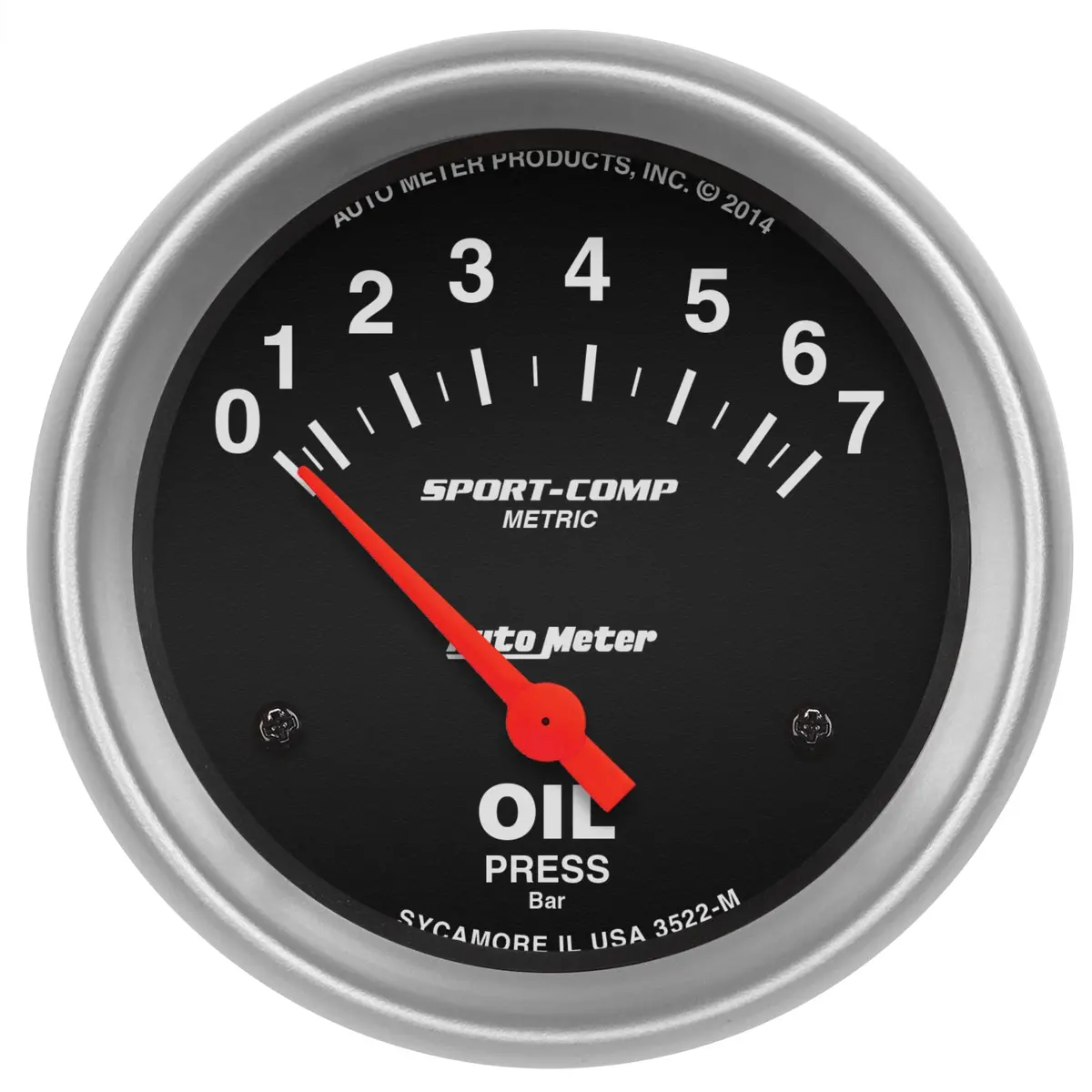 2-5/8 In. Oil Pressure 0-7 Bar Sport-Comp 1