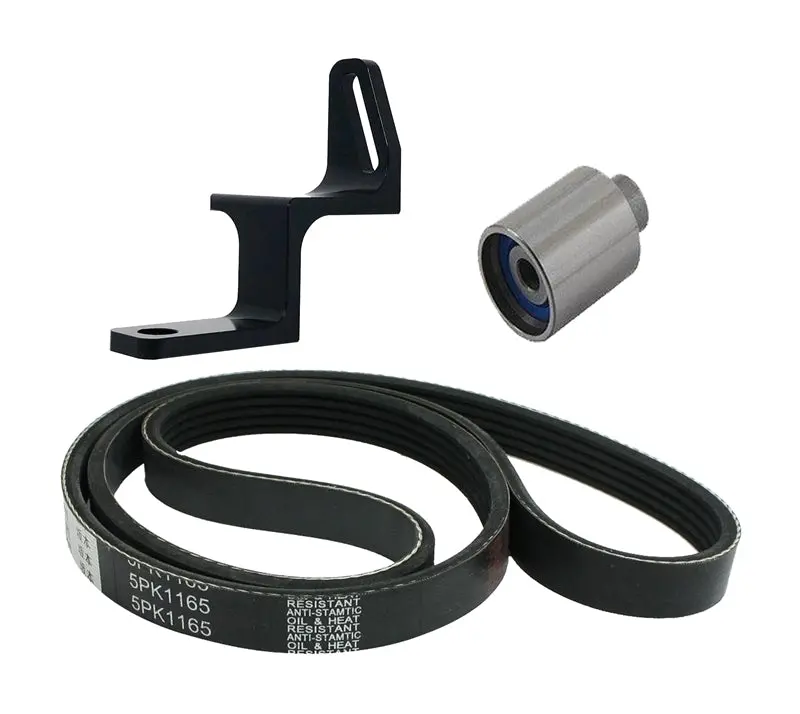Torque Solution Reversed Intake Manifold Alternator Relocation Bracket Kit: 02-14 Subaru Wrx 1