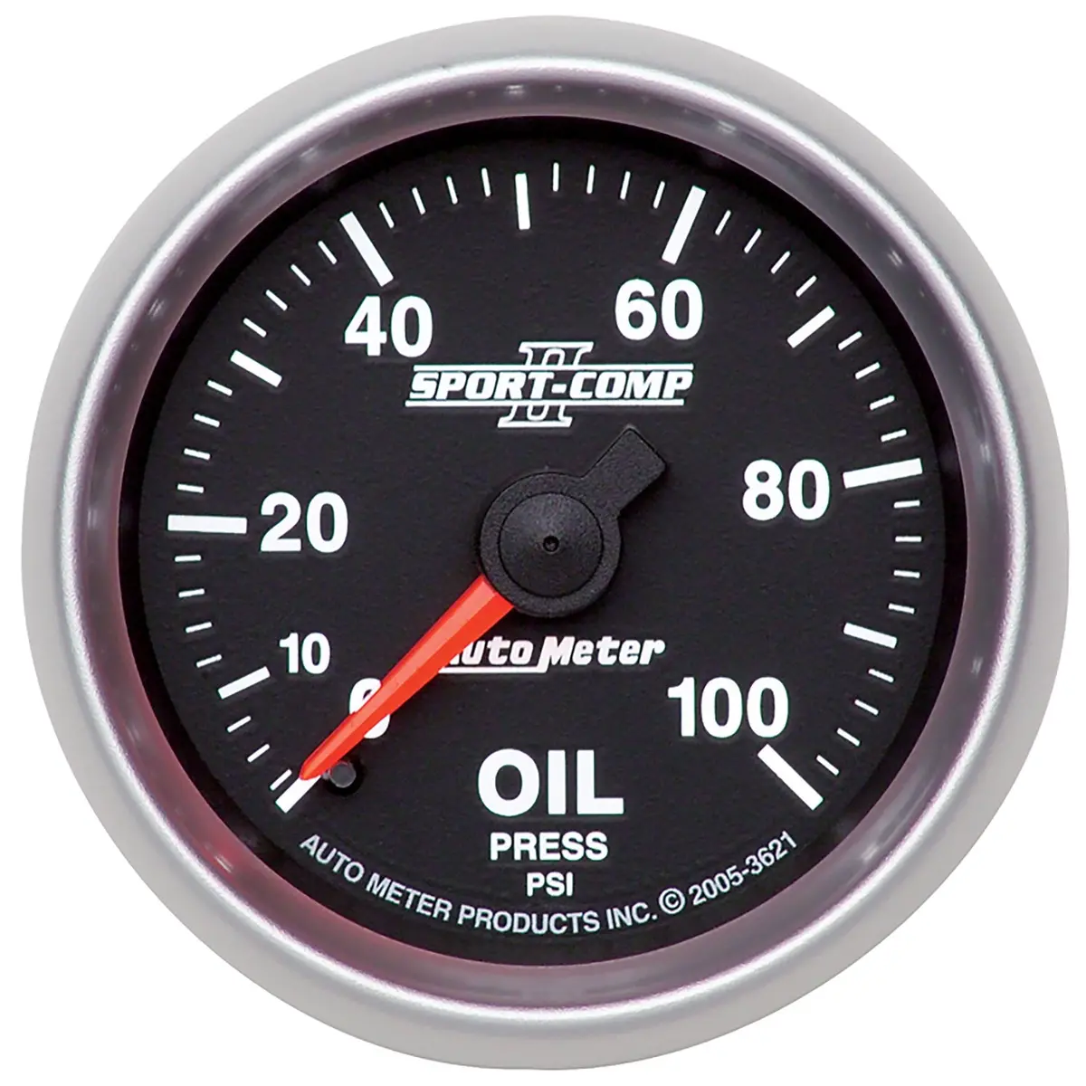 2-1/16 In. Oil Pressure 0-100 Psi Sport-Comp Ii 1