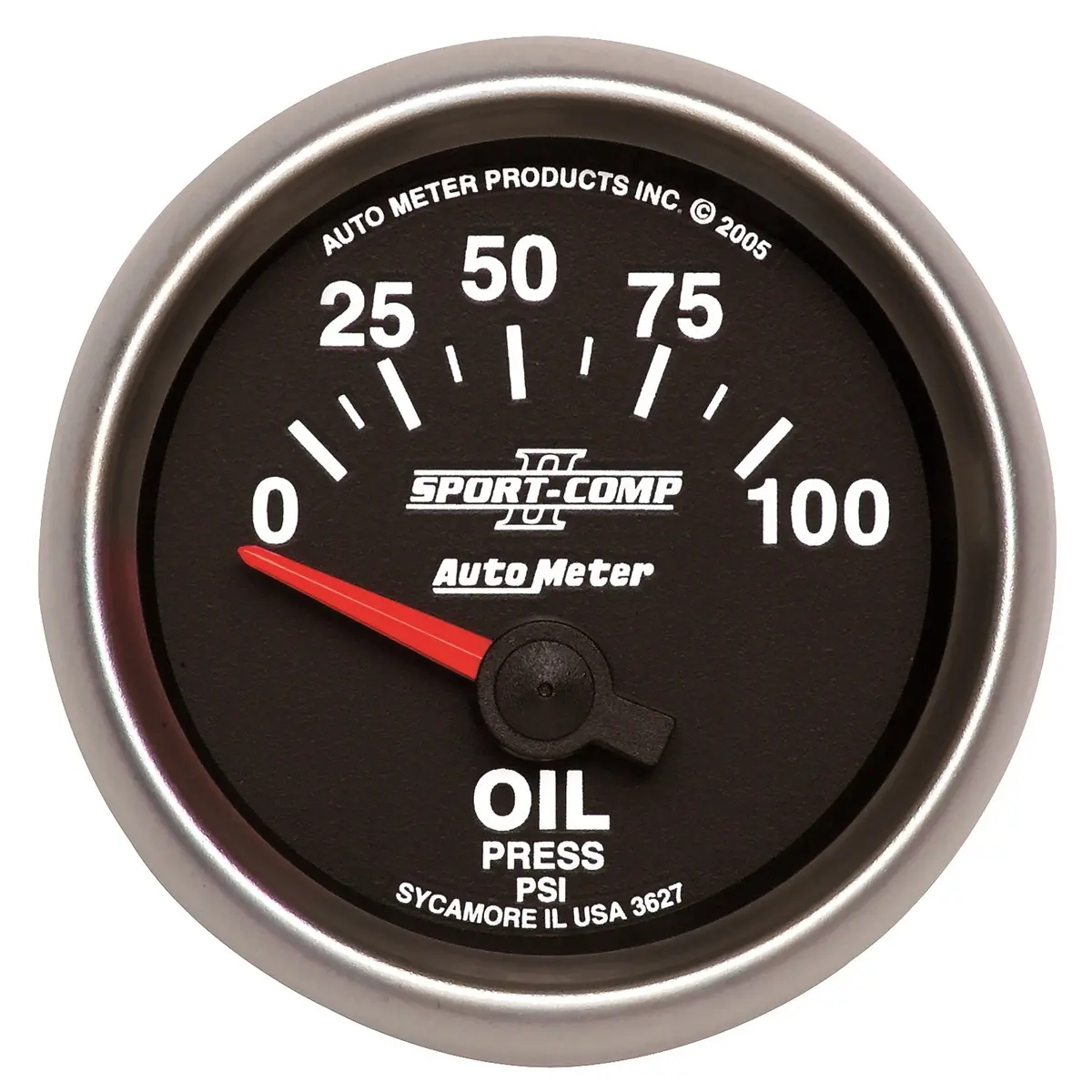2-1/16 In. Oil Pressure 0-100 Psi Sport-Comp Ii 1