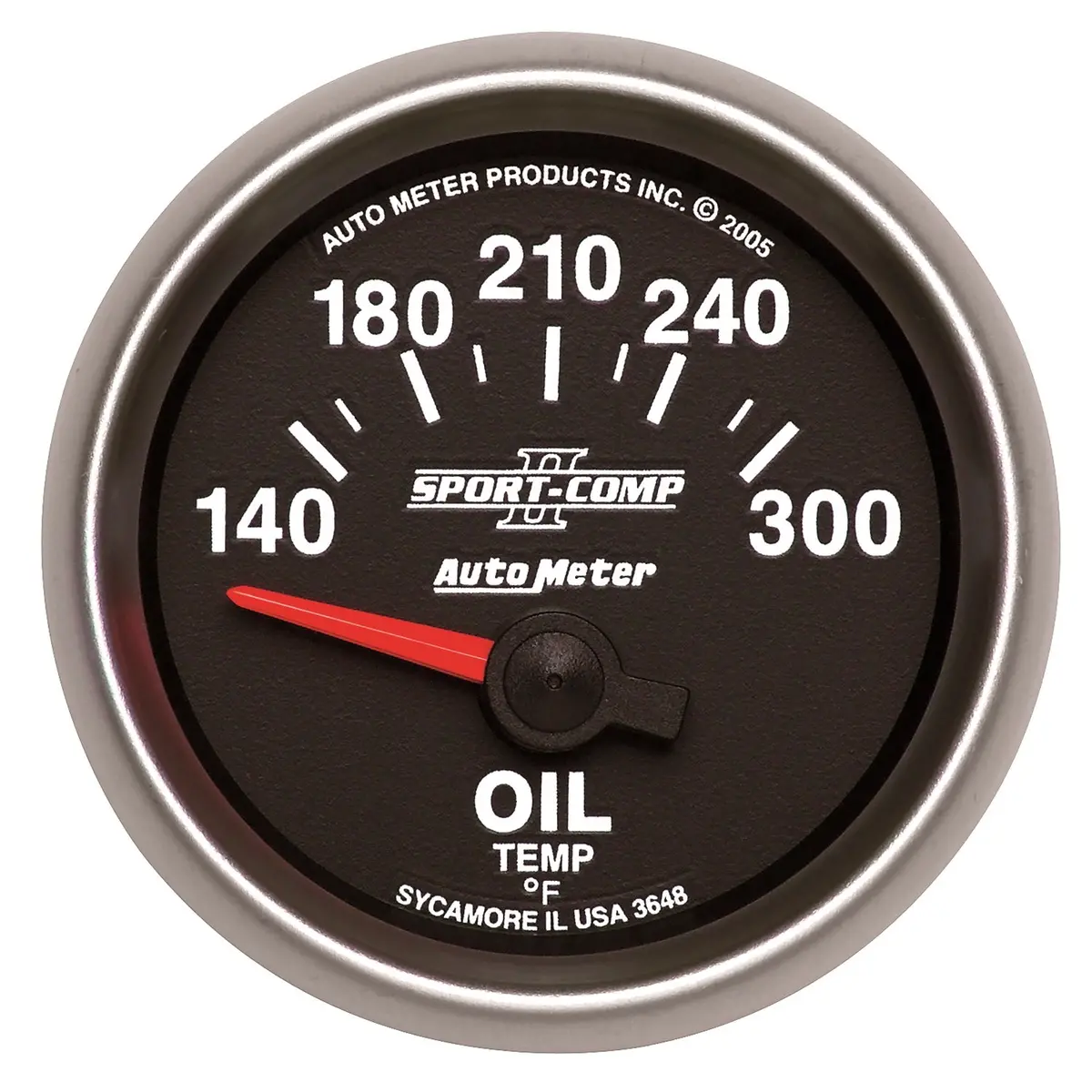 2-1/16 In. Oil Temperature 140-300 Fahrenheit Sport-Comp Ii 1