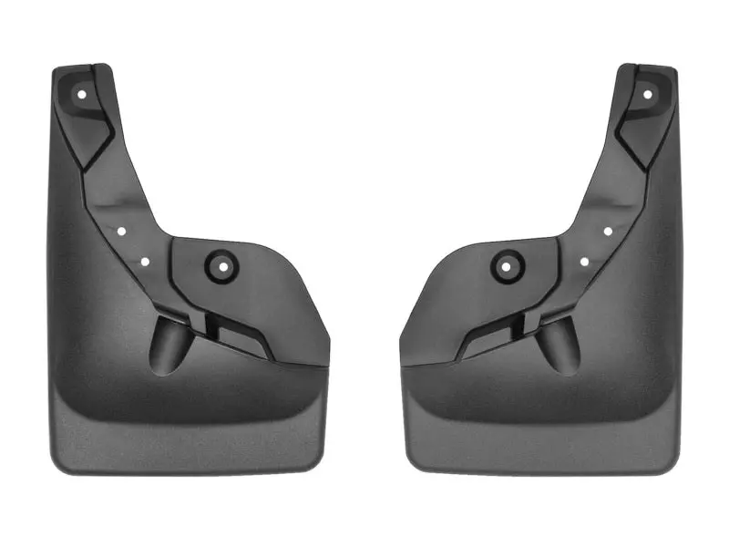 Weathertech 24-25 Toyota Tacoma W/Fender Flares Front No Drill Mudflaps - Black 1