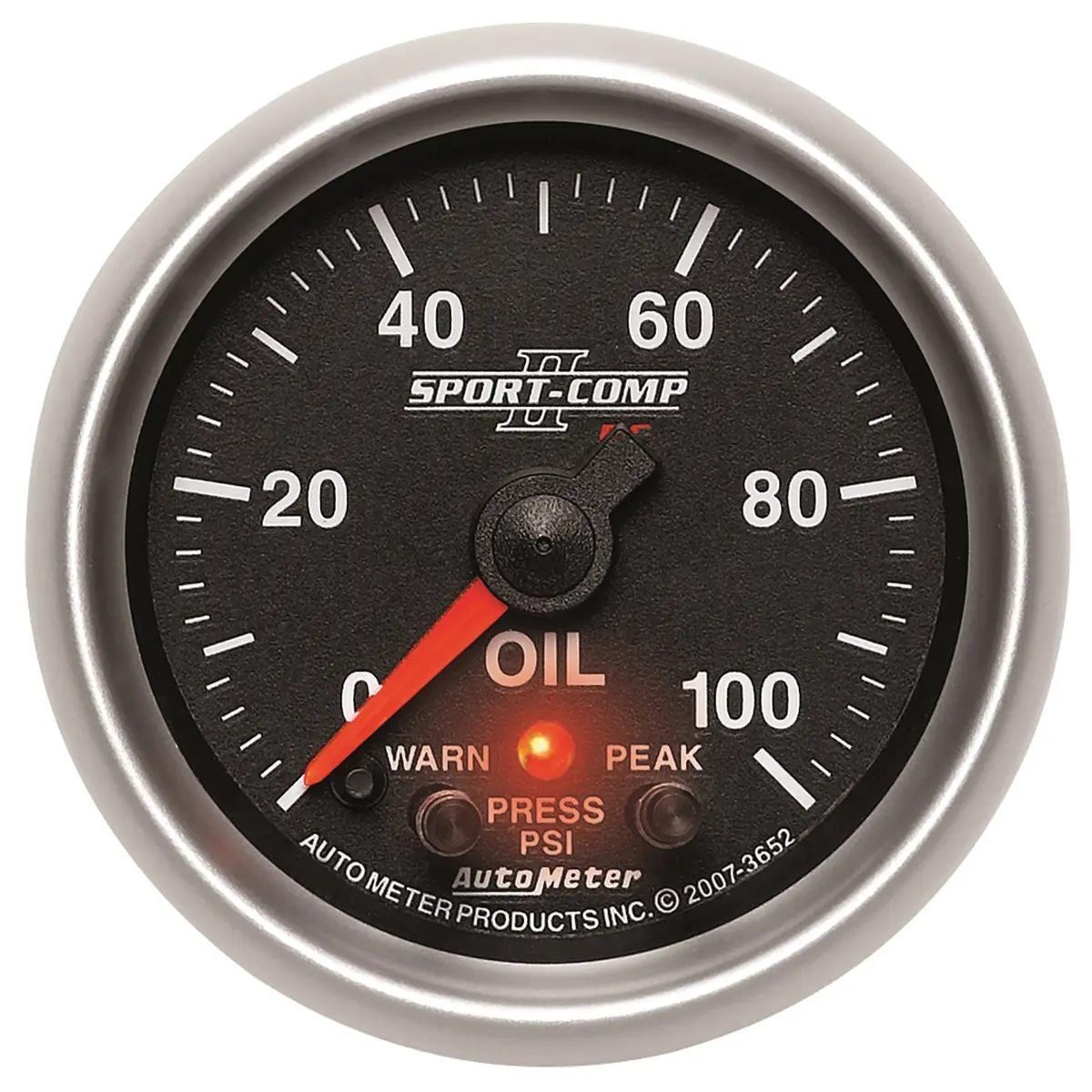 2-1/16 In. Oil Pressure 0-100 Psi Sport-Comp Ii 1
