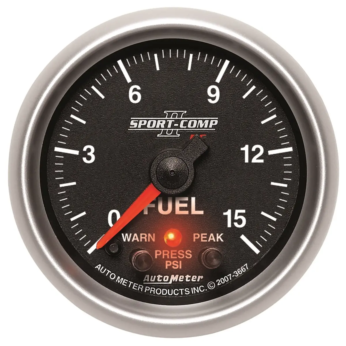 2-1/16 In. Fuel Pressure 0-15 Psi Sport-Comp Ii 1