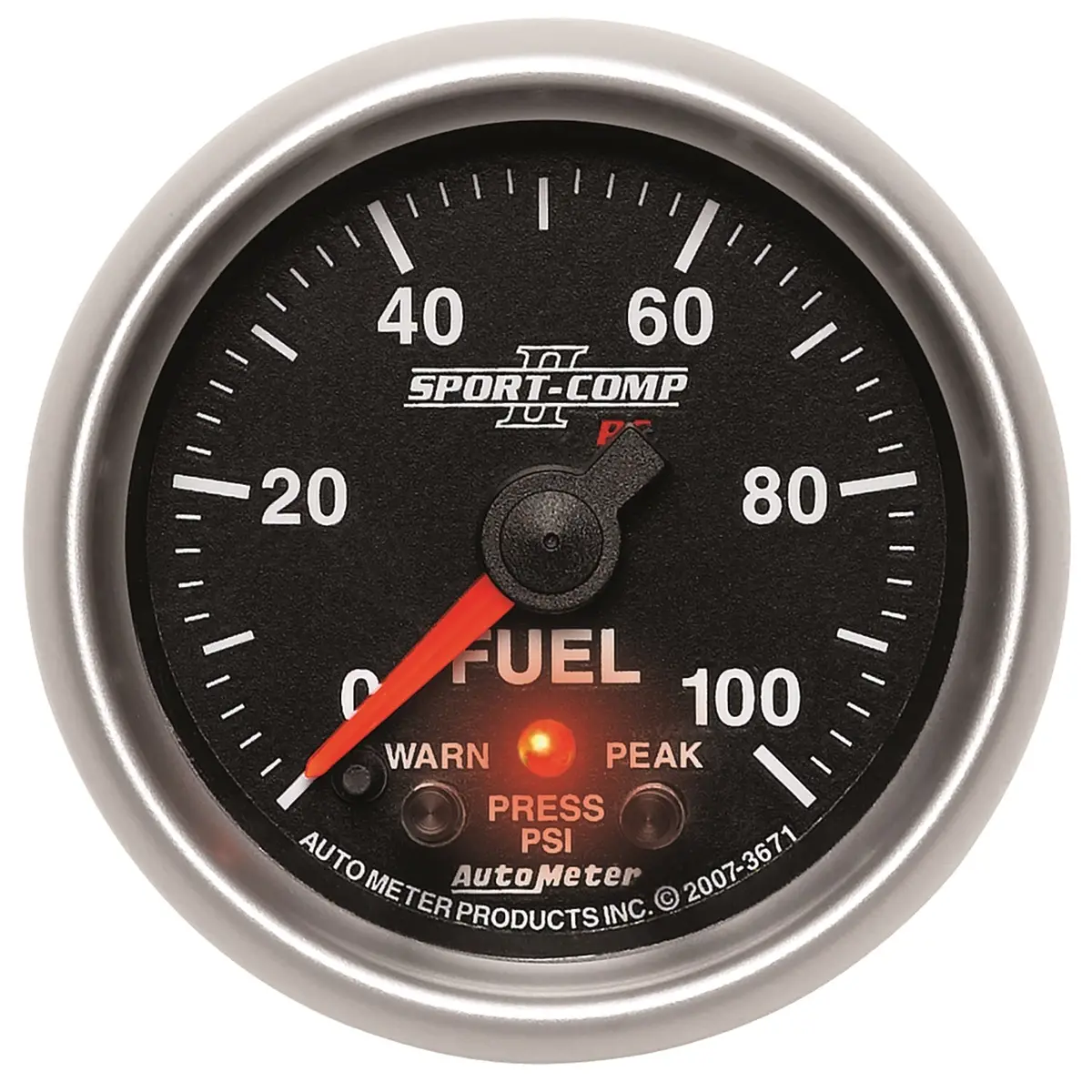 2-1/16 In. Fuel Pressure 0-100 Psi Sport-Comp Ii 1