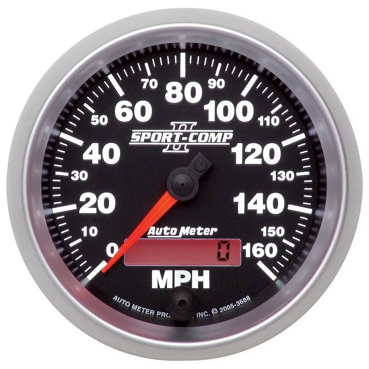 3-3/8 In. Speedometer 0-160 Mph Sport-Comp Ii 1