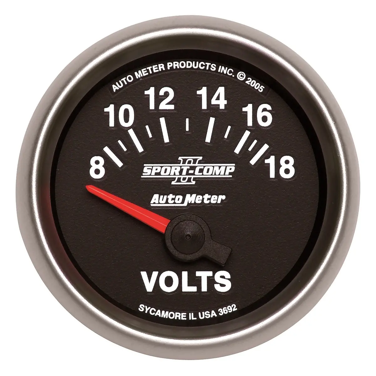 2-1/16 In. Voltmeter 8-18V Sport-Comp Ii 1