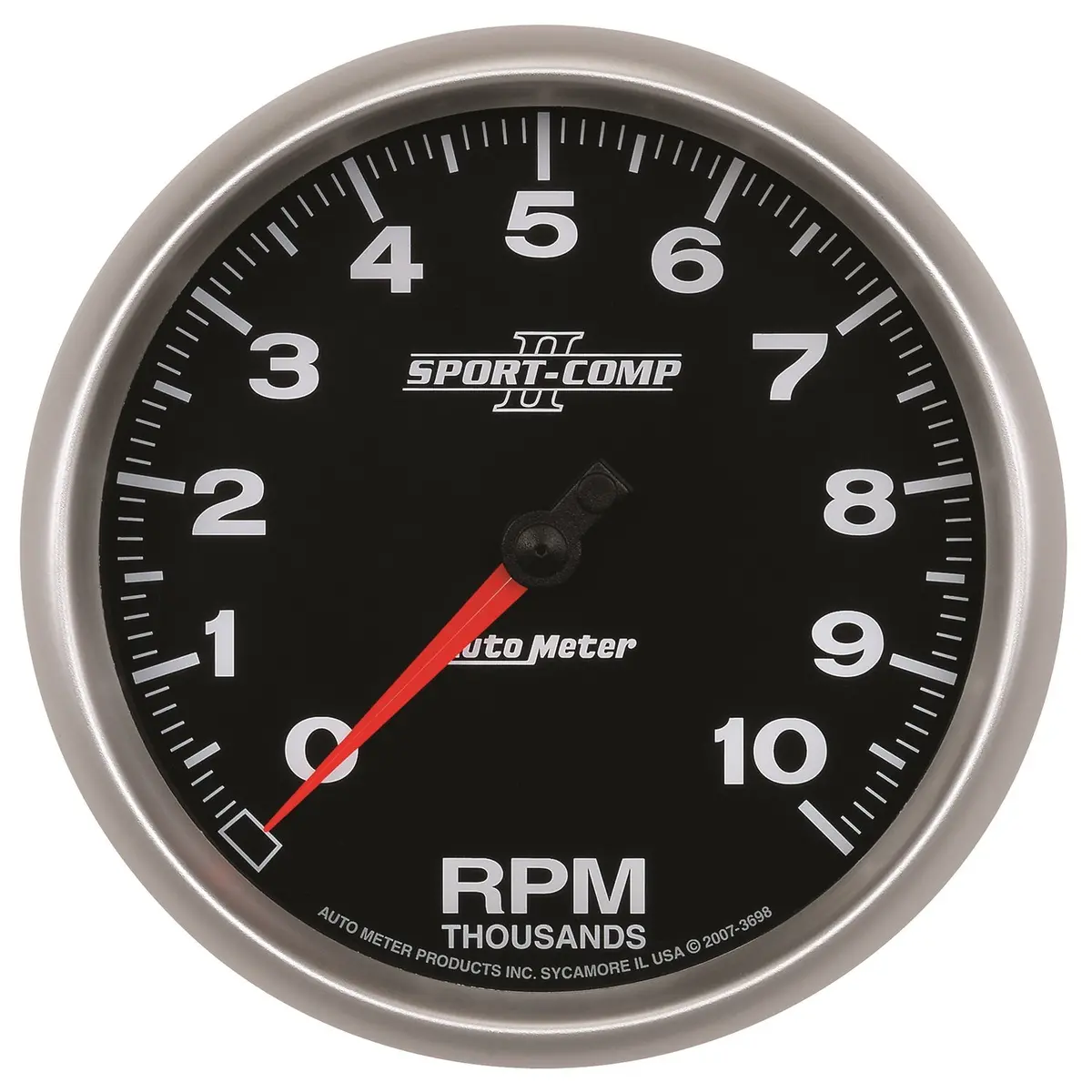 5 In. In-Dash Tachometer 0-10000 Rpm Sport-Comp Ii 1