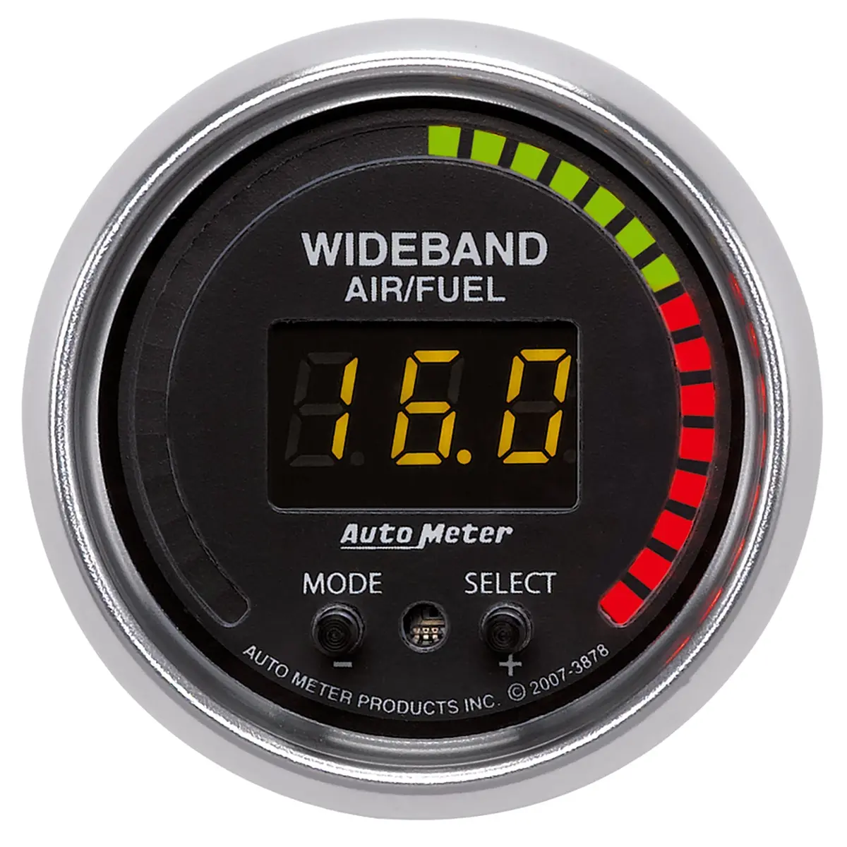 2-1/16 In. Wideband Pro Air/Fuel Ratio 6:1-20:1 Afr Gs 1
