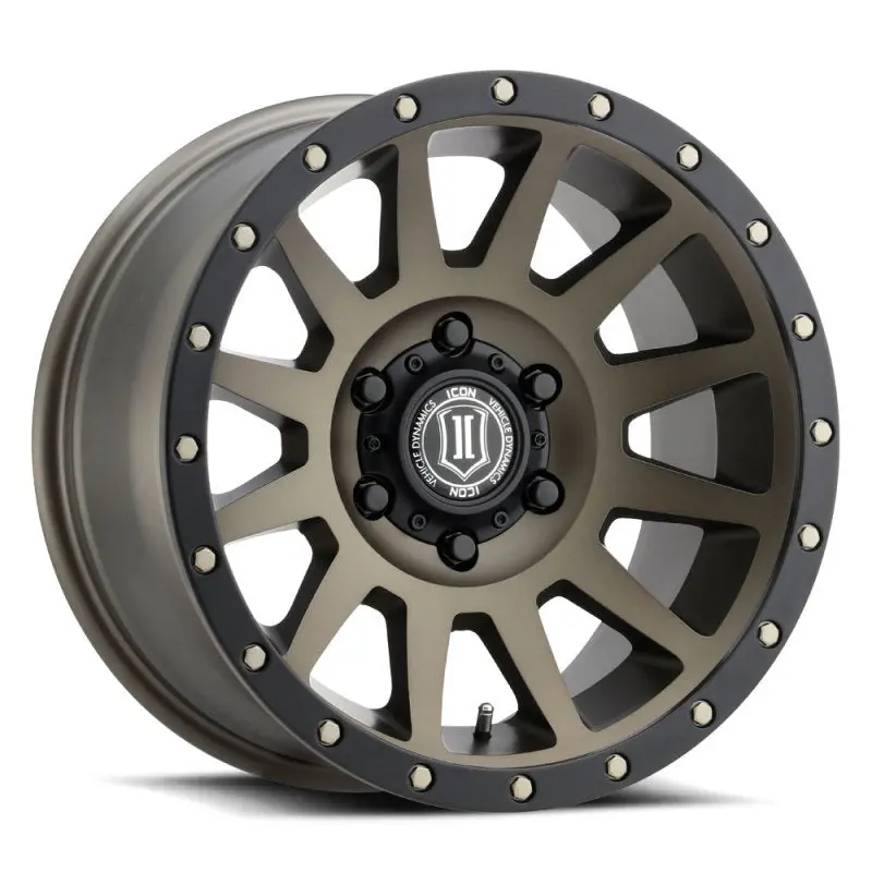 Icon Compression 18X9 6X5.5 0Mm Offset 5In Bs Bronze Wheel 1