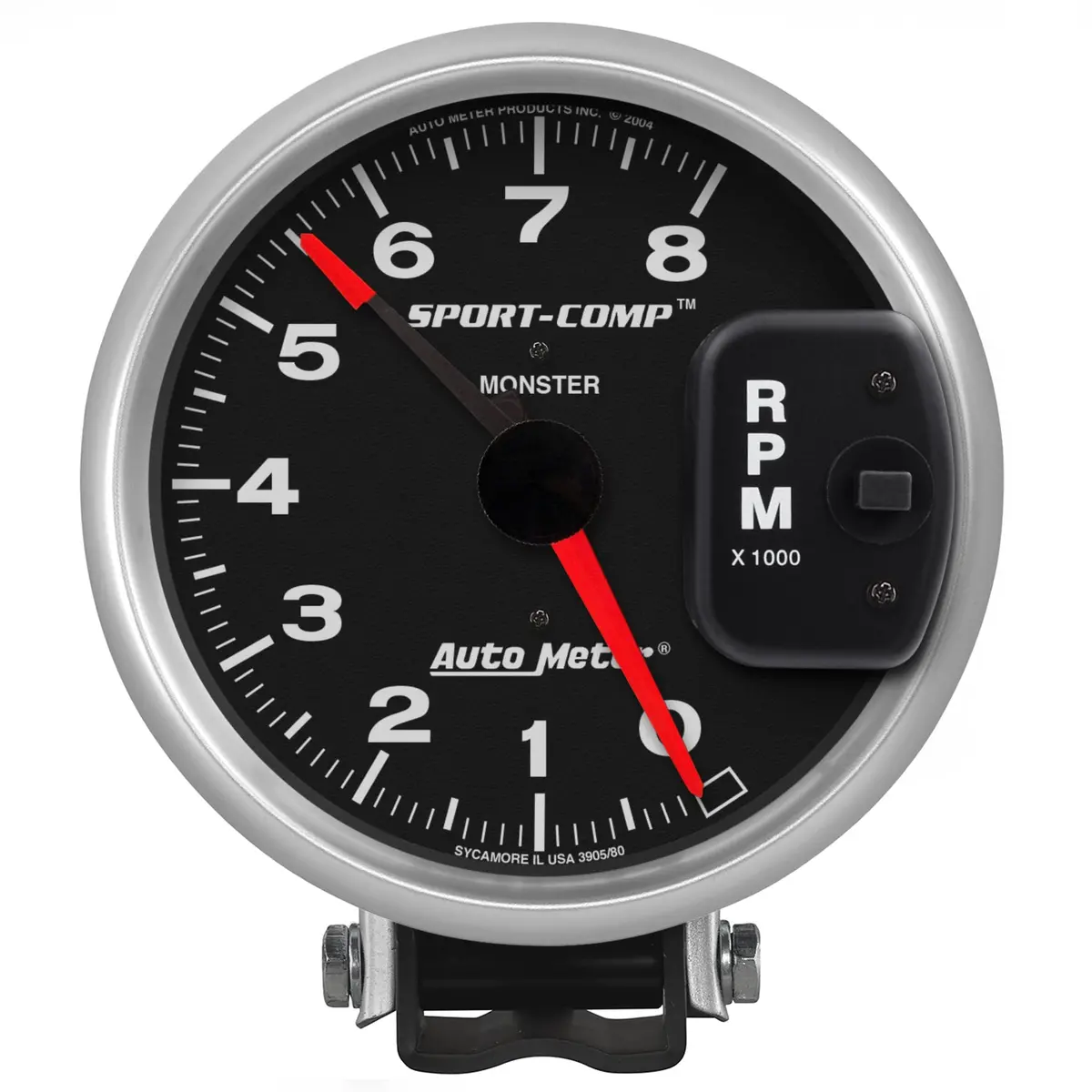 5 In. Pedestal Tachometer 0-8000 Rpm Sport-Comp 1