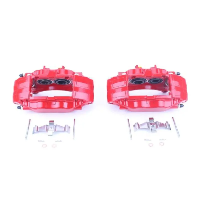 Power Stop 04-14 Subaru Impreza Front Red Calipers W/O Brackets - Pair 1