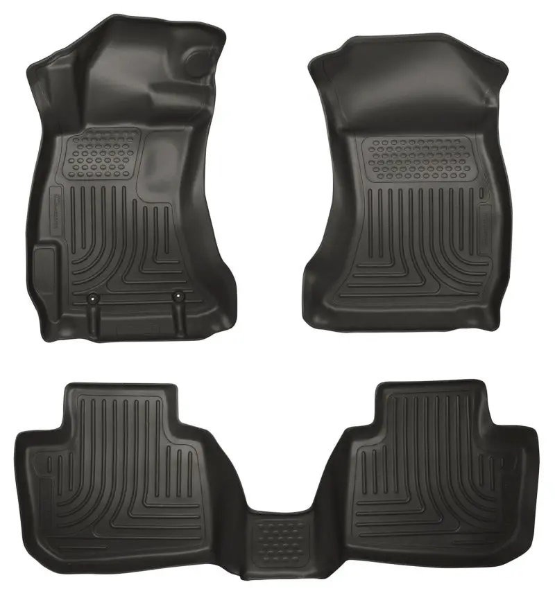 Husky Liners 13 Subaru Legacy/Outback Weatherbeater Front & 2Nd Seat Black Floor Liners 1