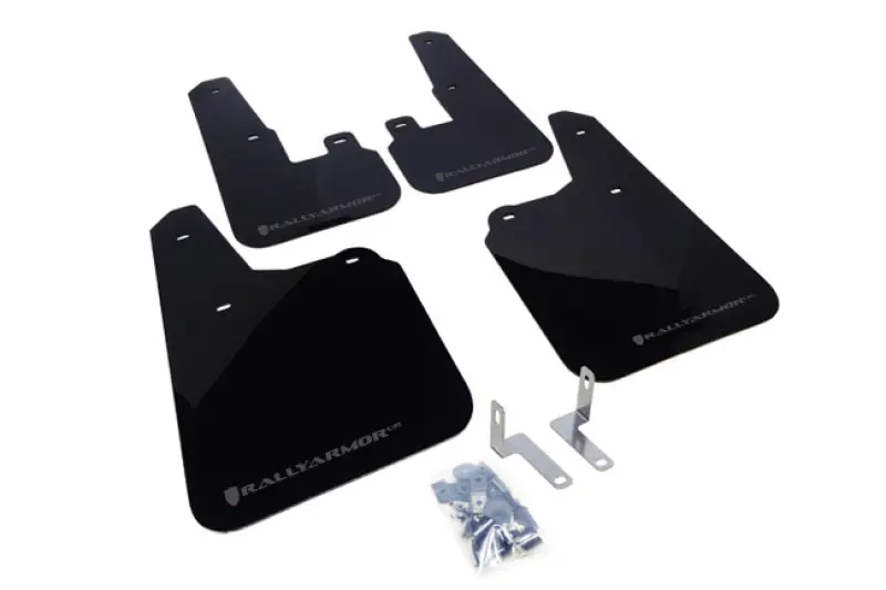 Rally Armor 10-14 Subaru Outback Black Ur Mud Flap W/ Grey Logo 1