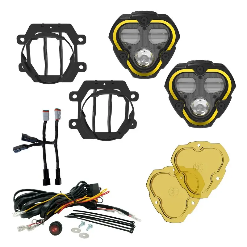 Kc Hilites Flex Era 3 Dual Mode Sae Fog Lights - 2-Light Master Kit For Subaru Crosstrek/Forester 1